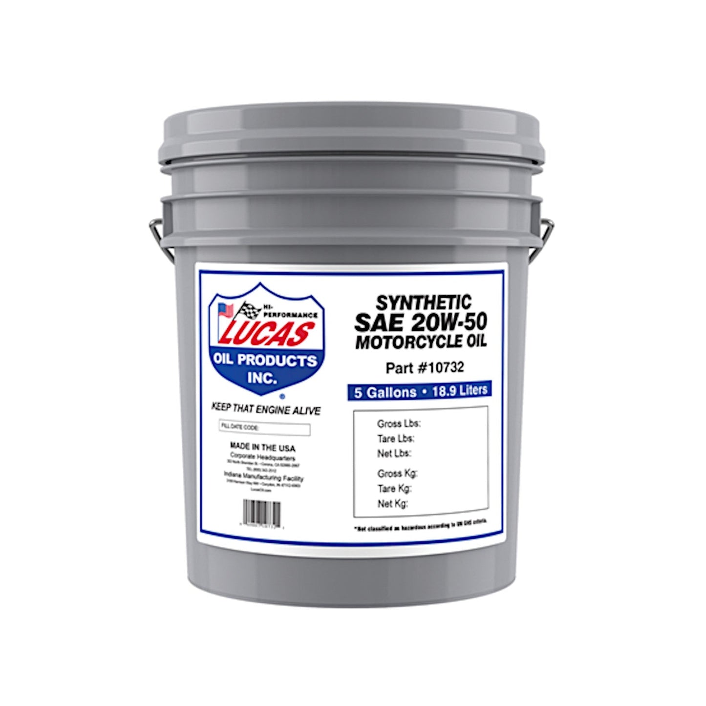 Lucas 20W-50 Synthetic Motorcycle Oil