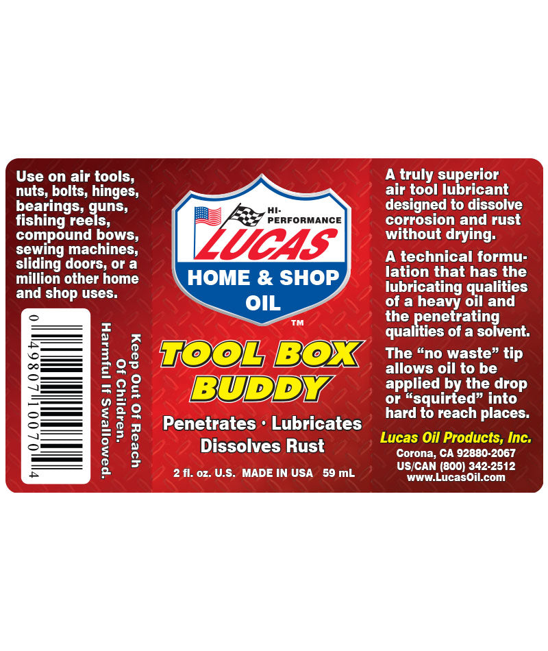 Lucas Air Tool Lubricant & Tool Box Buddy