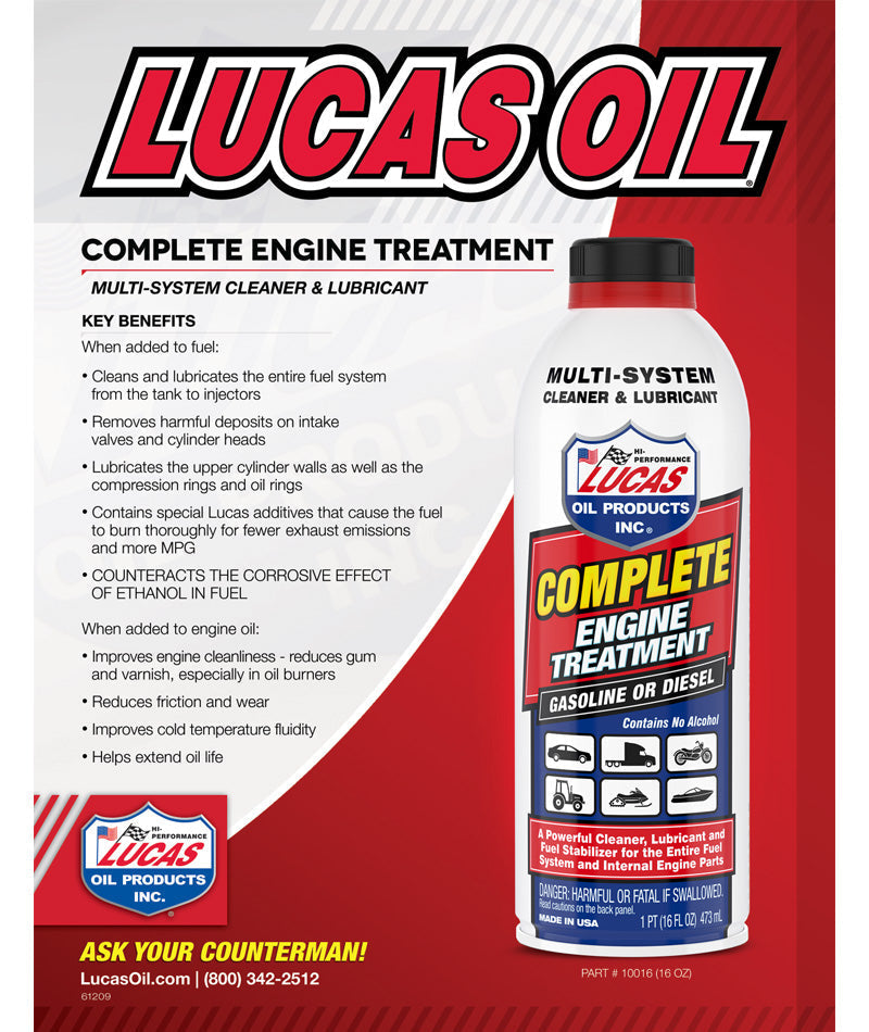 Lucas Complete Engine Treatment