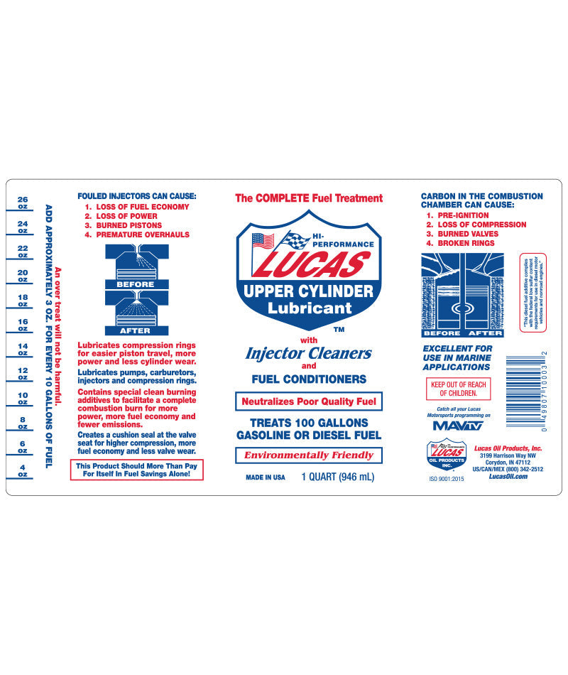 Lucas Upper Cylinder Fuel Treatment