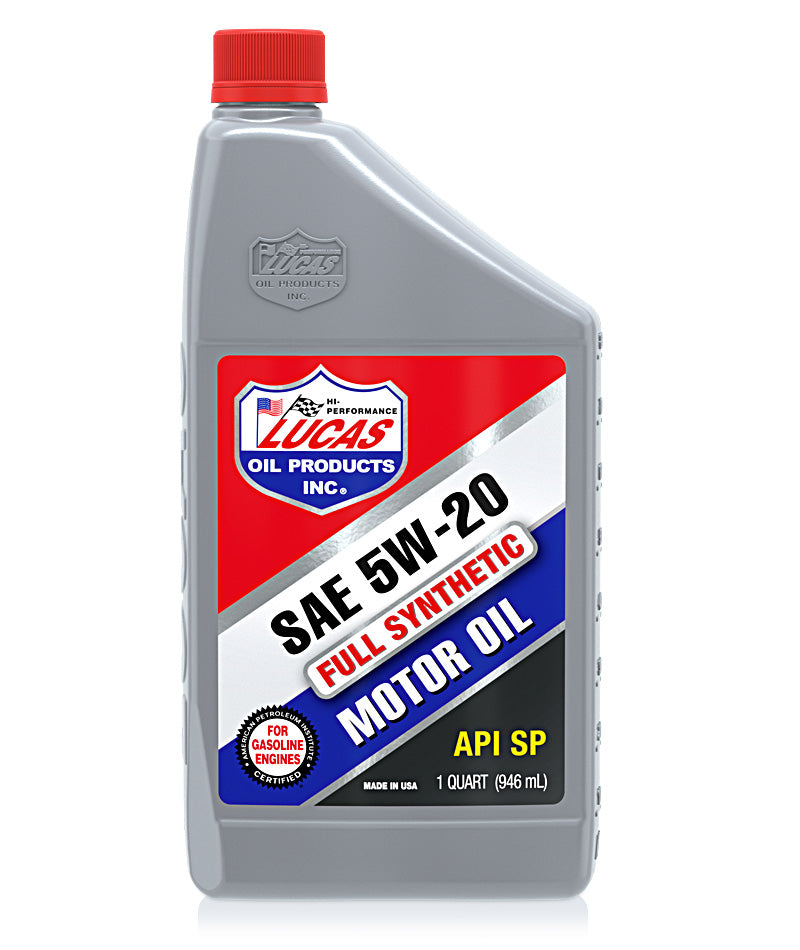 FREE SHIPPING - SAE 5W-20 Full Synthetic Motor Oil by the Case