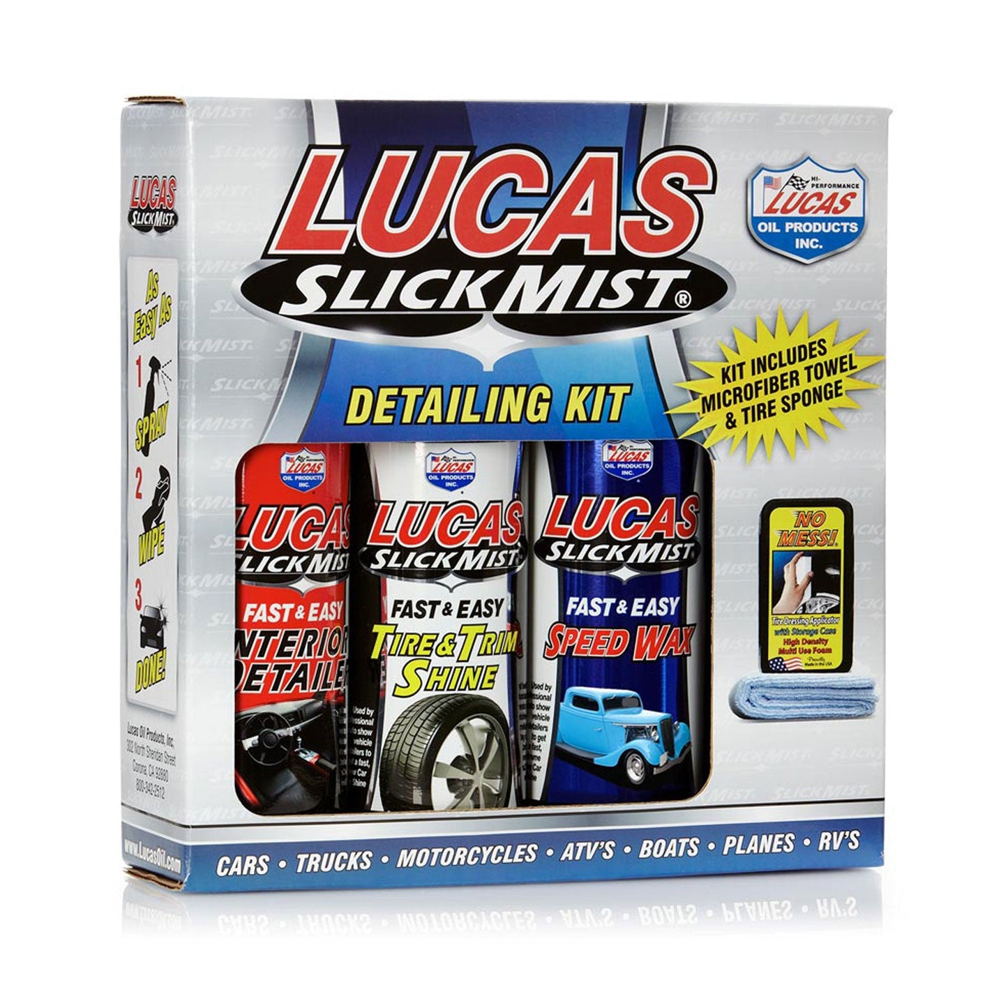 Lucas Slick Mist Detailing Kit