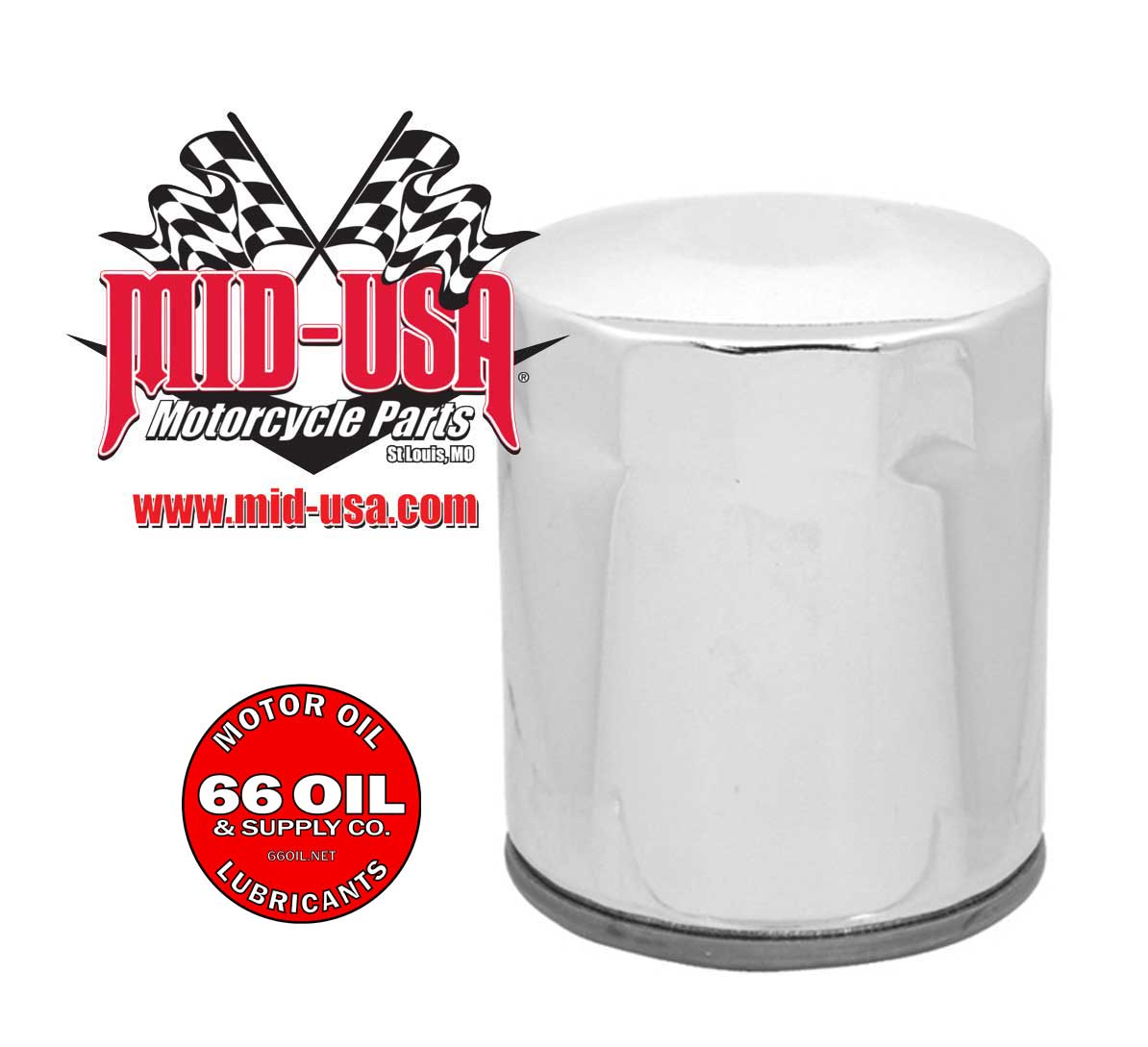 FREE SHIPPING - Lucas 20W-50 Synthetic Oil Change Kit w/ Chrome Filter for Harley-Davidson