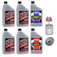 Lucas 20W-50 Conventional Oil Change Kit w/ Chrome Filter for Harley-Davidson
