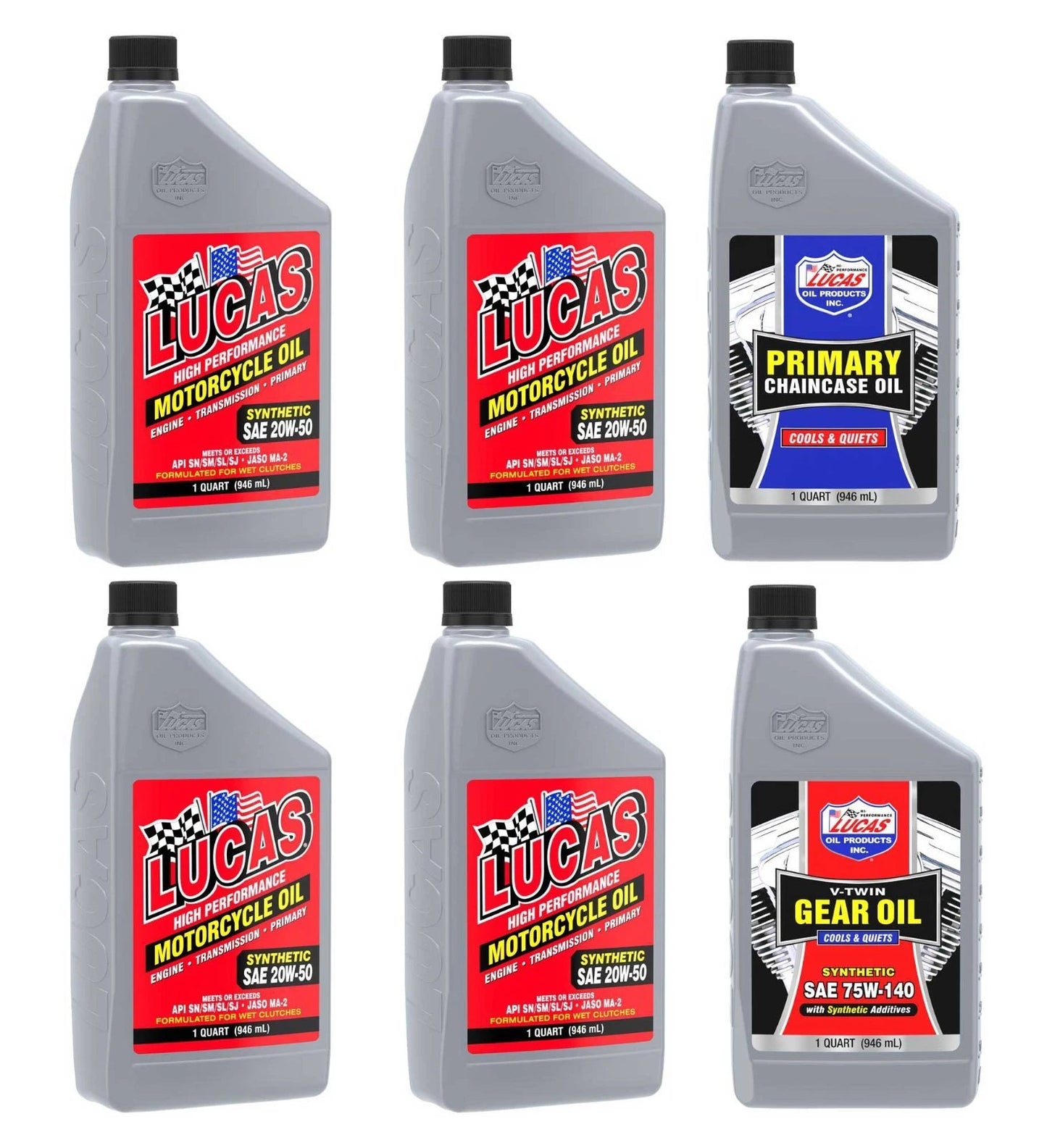Lucas 20W-50 Synthetic Oil Change Kit