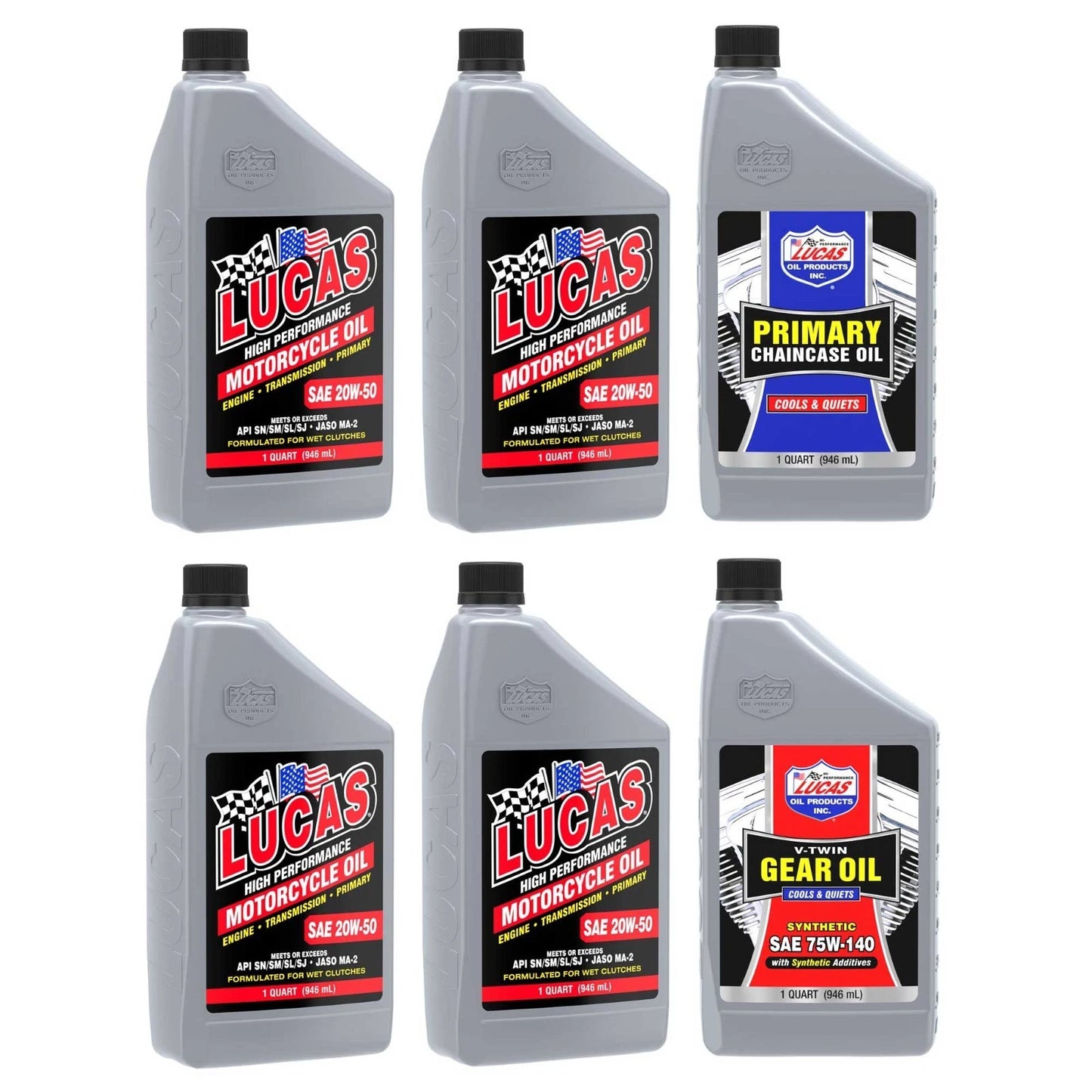 Lucas 20W-50 Conventional Oil Change Kit