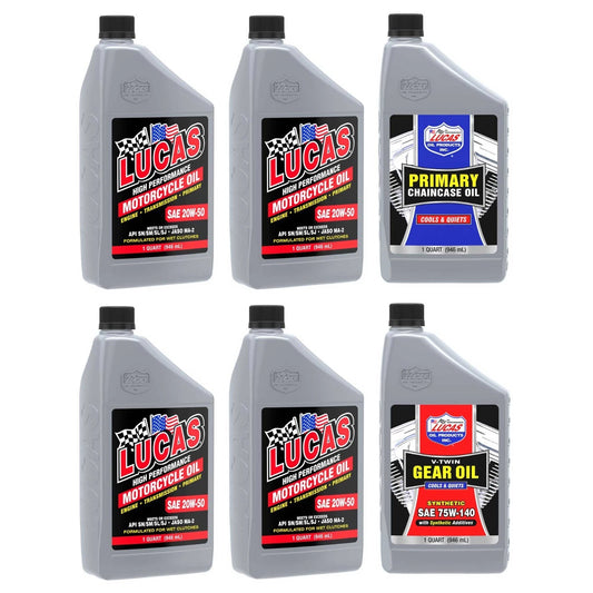 Lucas 20W-50 Conventional Oil Change Kit