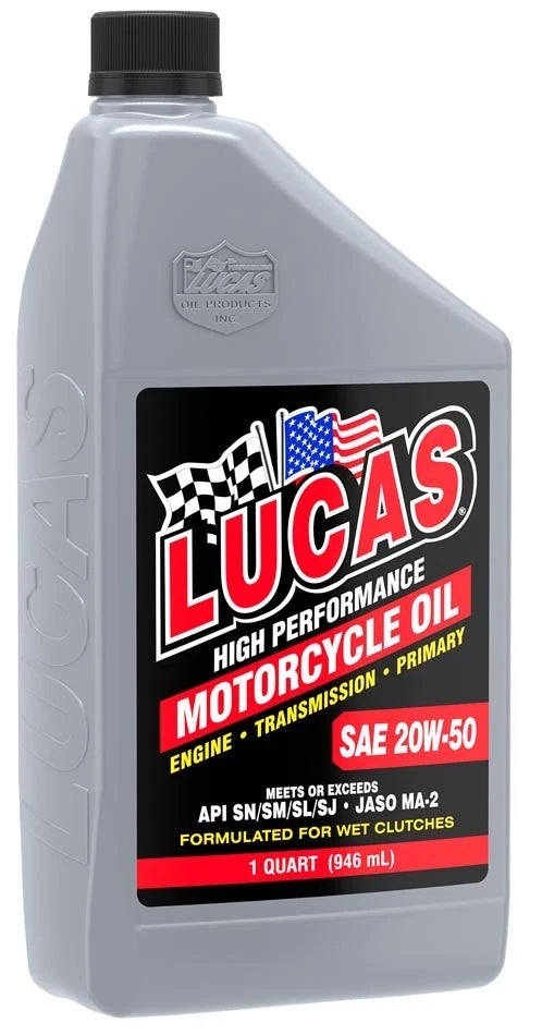 FREE SHIPPING - Lucas 20W-50 Conventional Oil Change Kit for Harley-Davidson
