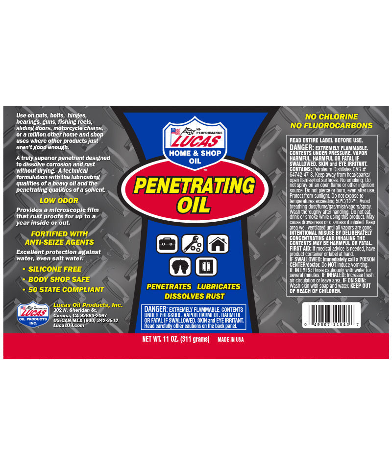 Lucas Penetrating Oil Aerosol