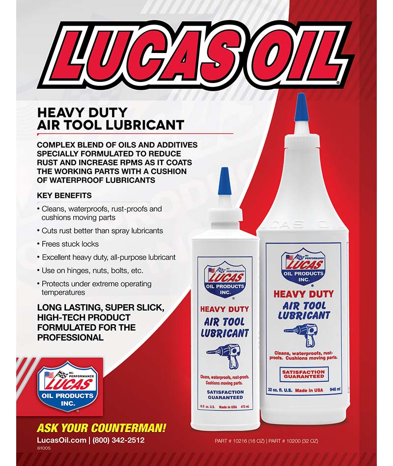 Lucas Air Tool Lubricant & Tool Box Buddy
