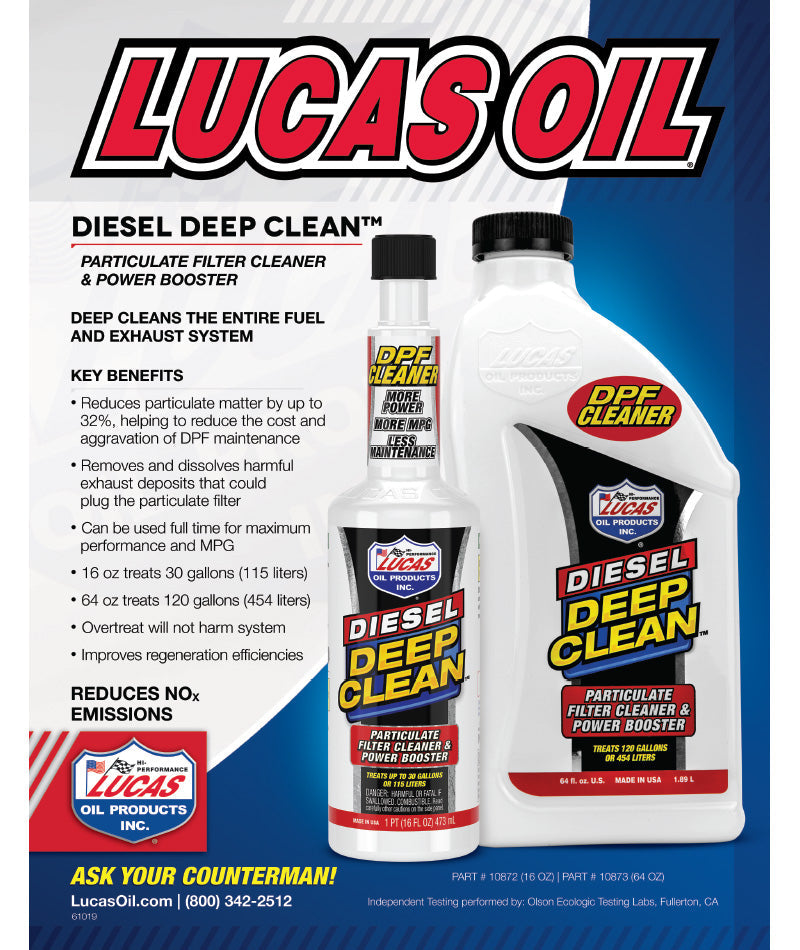 Lucas Diesel Deep Clean